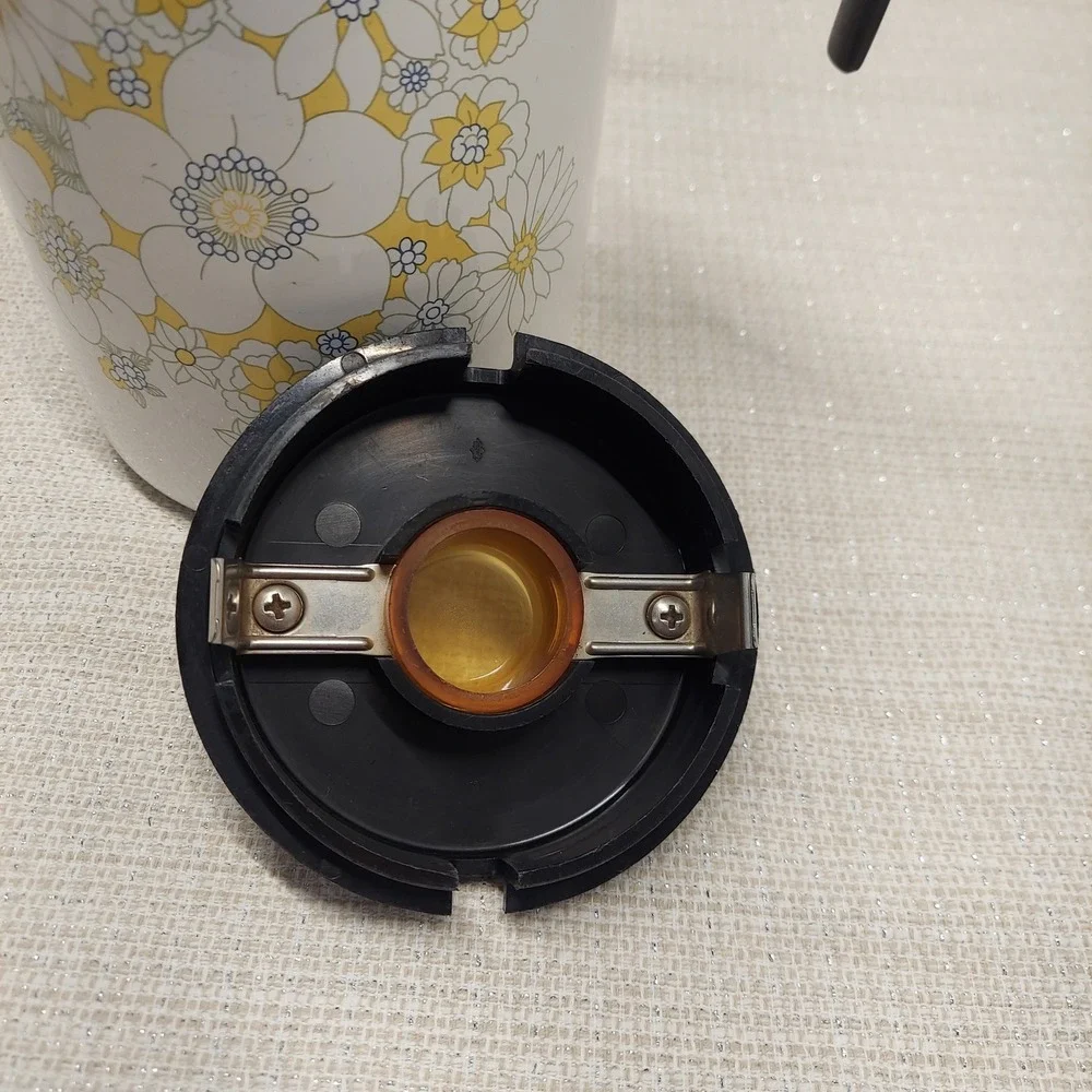 Corning Ware Floral Bouquet 10 Cup Electric Percolator Coffee Pot Complete Works - Picture 10 of 13